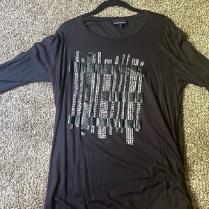 EMPORIO ARMANI LONG SLEEVE LIGHT MATERIAL SZ S